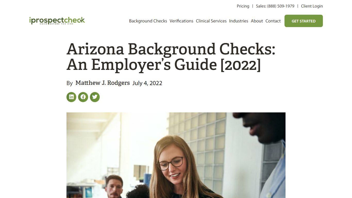 Arizona Background Checks: An Employer's Guide [2022] - iprospectcheck